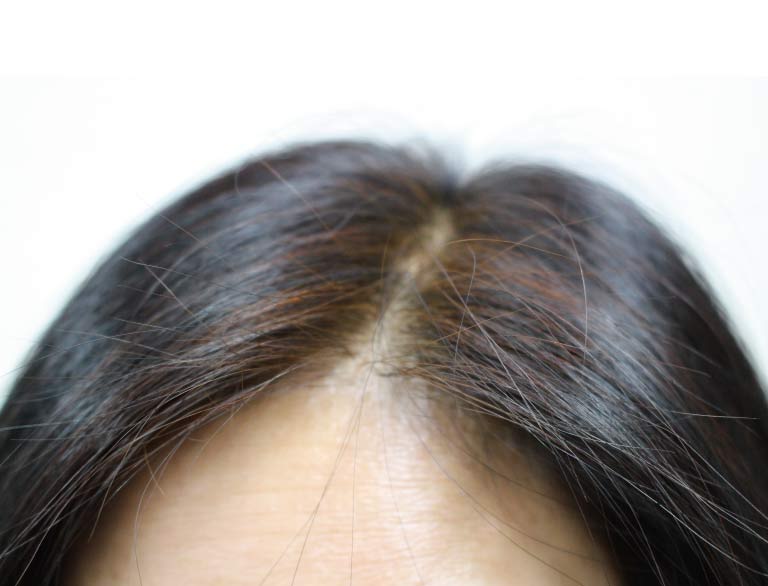 ヘナをした直後の写真