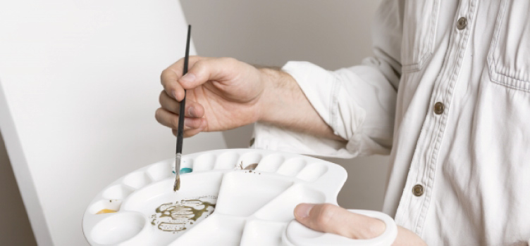 絵を描くのが好きな自分